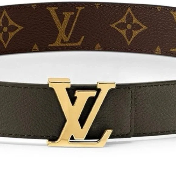 Authentic Louis Vuitton Initialed 30 MM. Reversible Belt. Size 85 - Picture 5 of 9